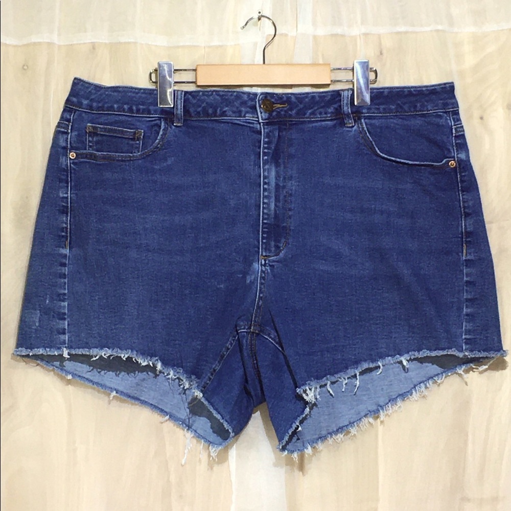 Plus size US 22 women jean shorts
